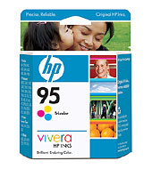 HP 95 C8766WN (#95) Tricolor ORIGINAL OEM Inkjet Print Cartridge
